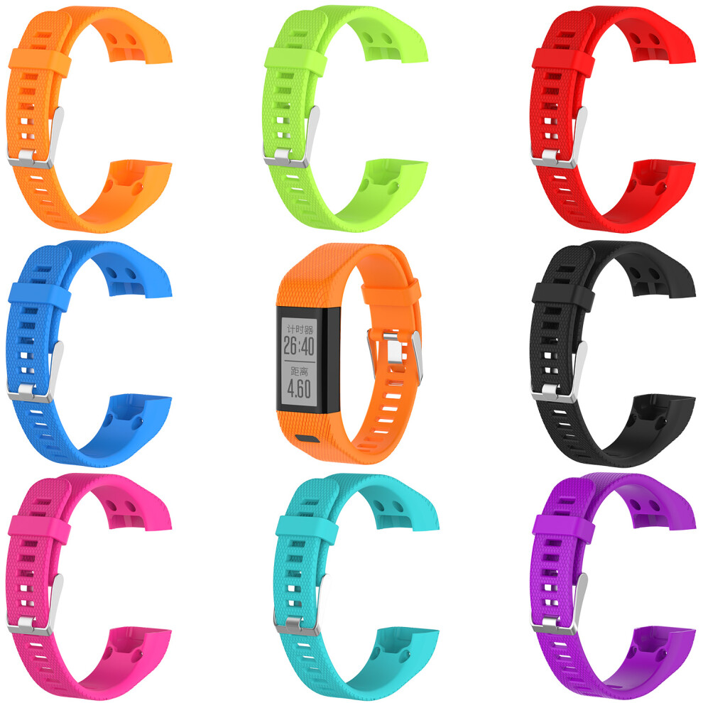Bakeey Texture Silicone Replacement Strap Smart Watch Band For Garmin Vivosmart Hr+ Approach X10 X40 Not,Specified 6900075279339