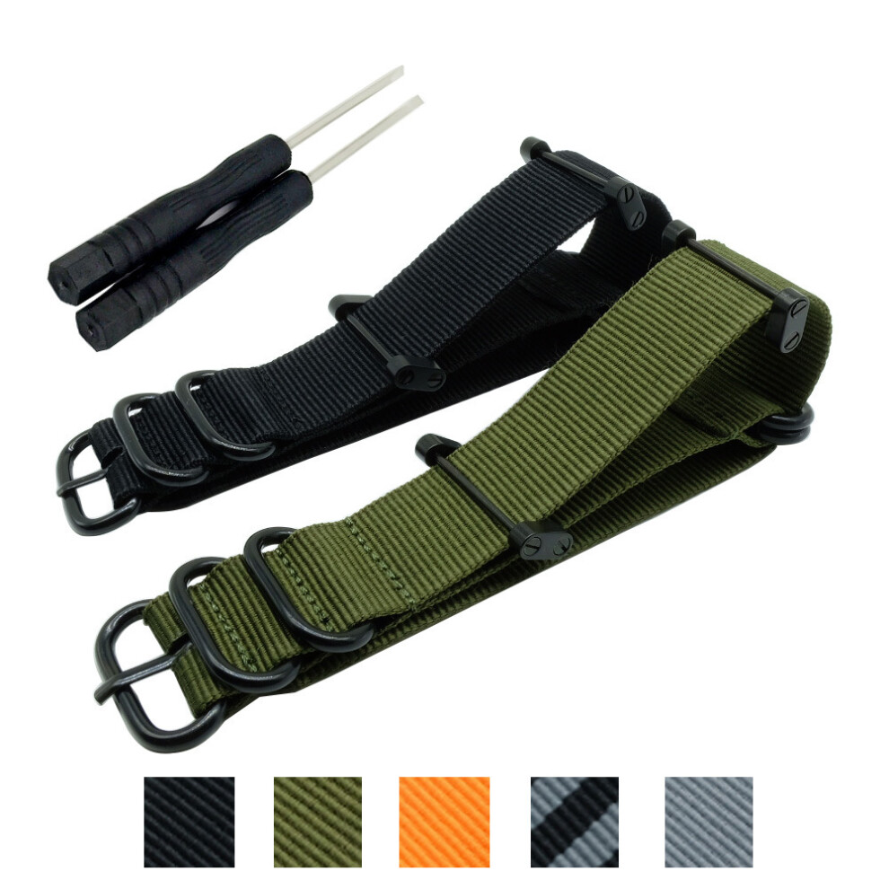 Bakeey Replacement Nylon 24Mm Watch Band Adapter For Suunto Core Smart Watch 647166591425