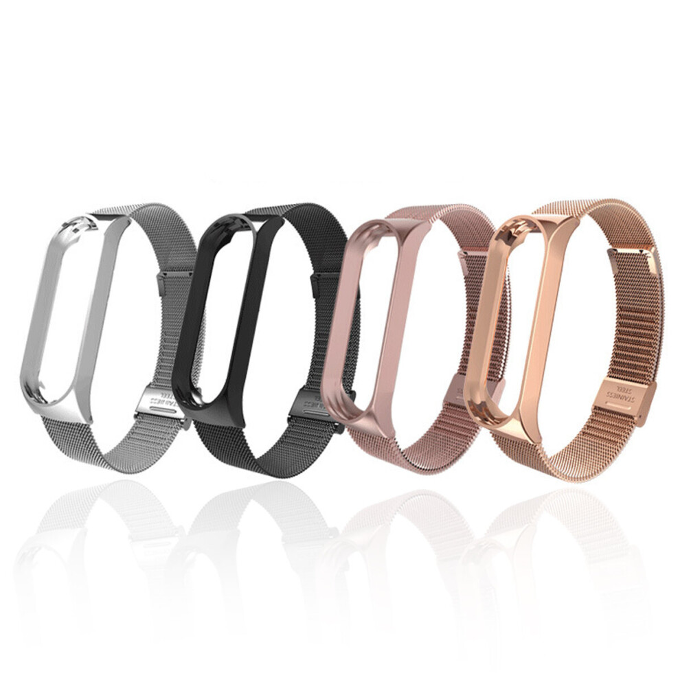 Bakeey Milanese Stainless Steel Replacement Watch Band Metal Buckle For Xiaomi Mi Band 4 Smart Watch Not,Specified 755339417844