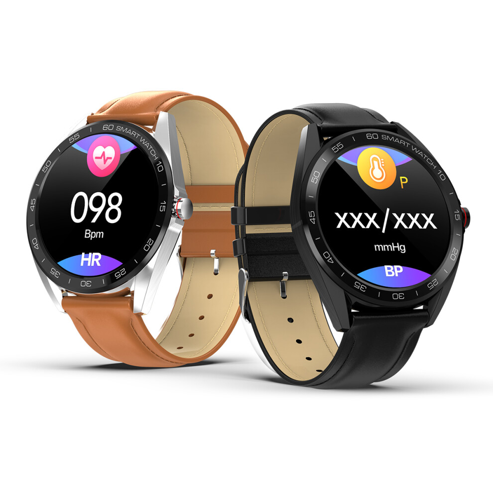 Bakeey K7 Full Touch Color Screen Smart Watch Multi Function Business Style Hr And Blood Pressure Monitor Wristband 3596055385294