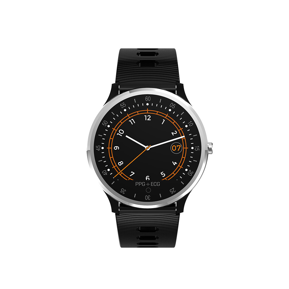 Bakeey A9 Ecg+Ppg Hr Blood Pressure Oxygen Monitor Multi Sport Weather Music Control 1.22Inch Ips Racket Screen Smart Watch 3596055611966