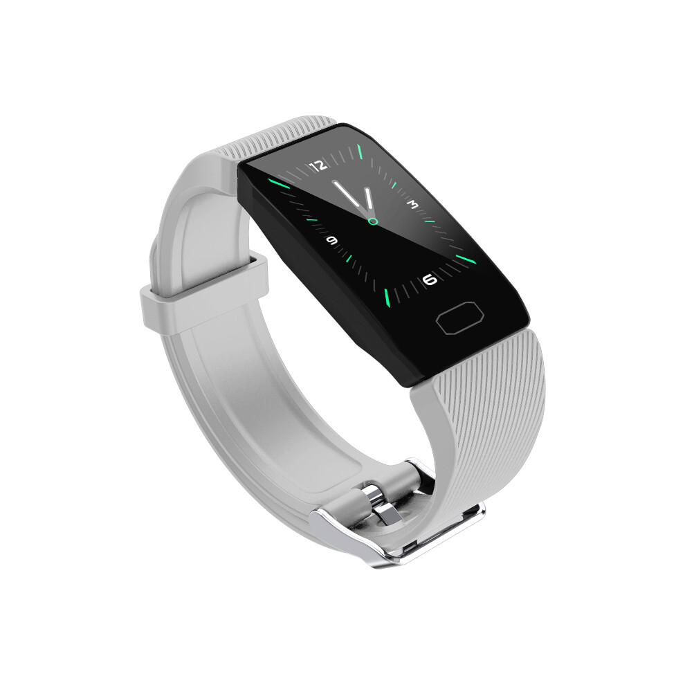 Bakeey Q1 1.14' 24 Hours Heart Rate Blood Oxygen Sports Mode Weather Alarm Multi Language Smart Watch Band Black/Red/Grey 3518363108273