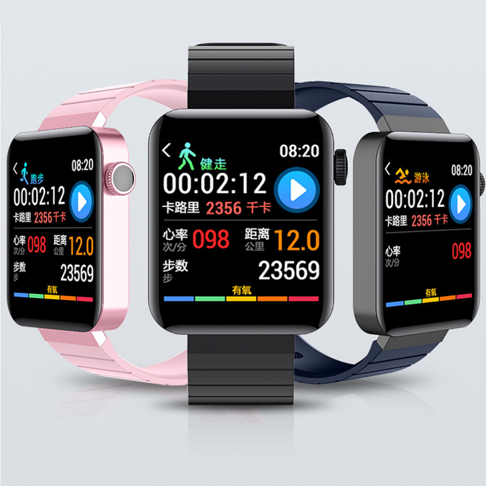 Bakeey M5 1.54 Inch Full Touch Color Screen Wristband Multi Ui Display Blood Pressure Monitor Smart Watch 6900063510406