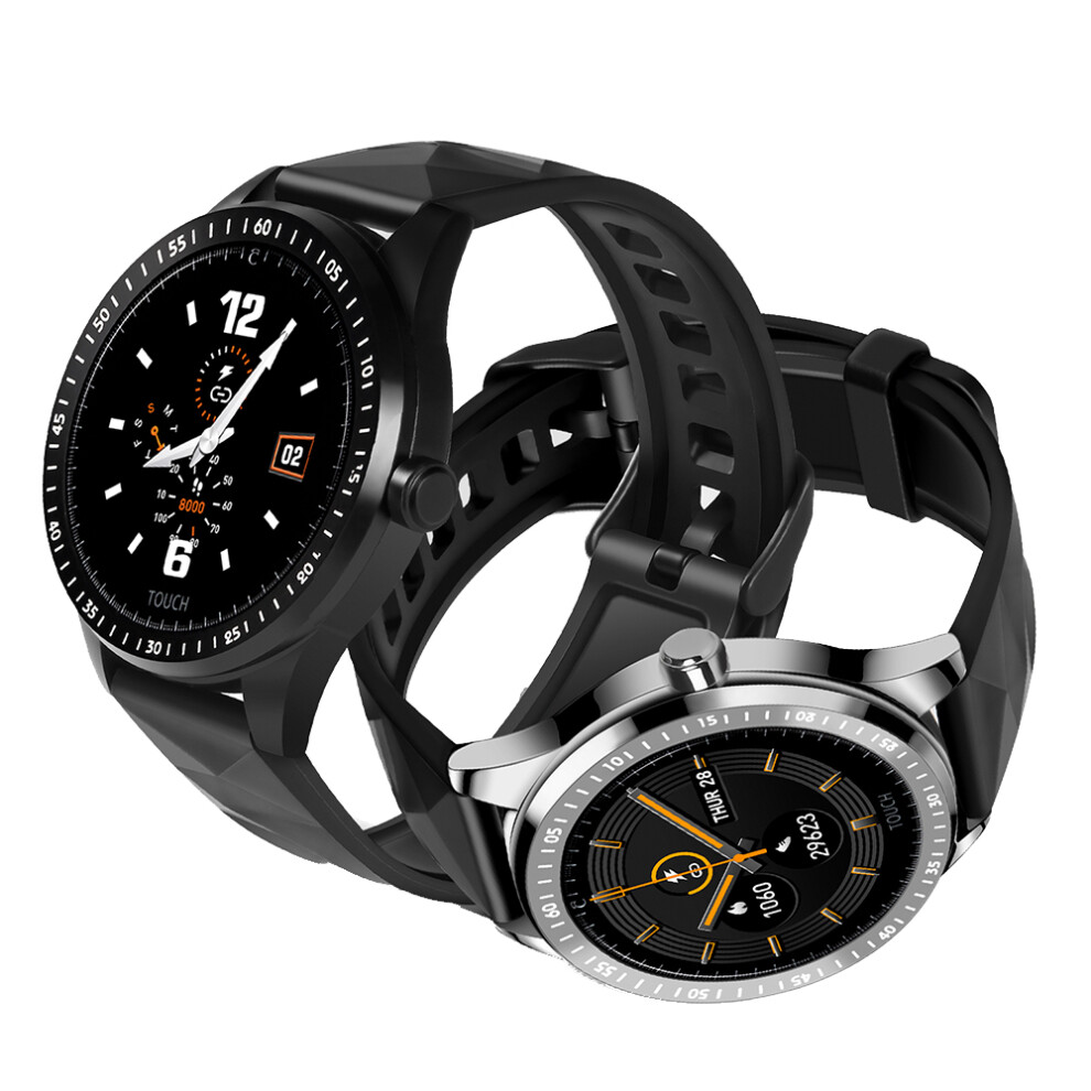 Bakeey E1 Heart Rate Blood Pressure Oxygen Monitor Brightness Control Weather Forecast Smart Watch 6900073902956
