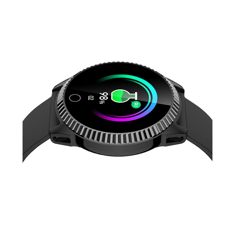 Bakeey C66 1.3Inch Full Touch Screen Hr Blood Pressure Oxygen Monitor Music Control Smart Watch 3518362995591