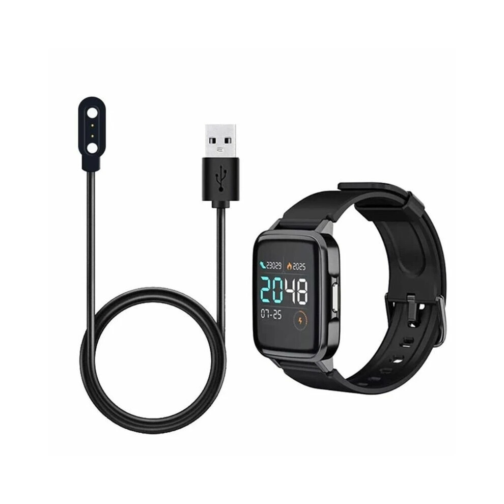 Haylou Ls01 Smart Watch International Version With Extra Watch Charging Cable Black/Silver 9325687531809