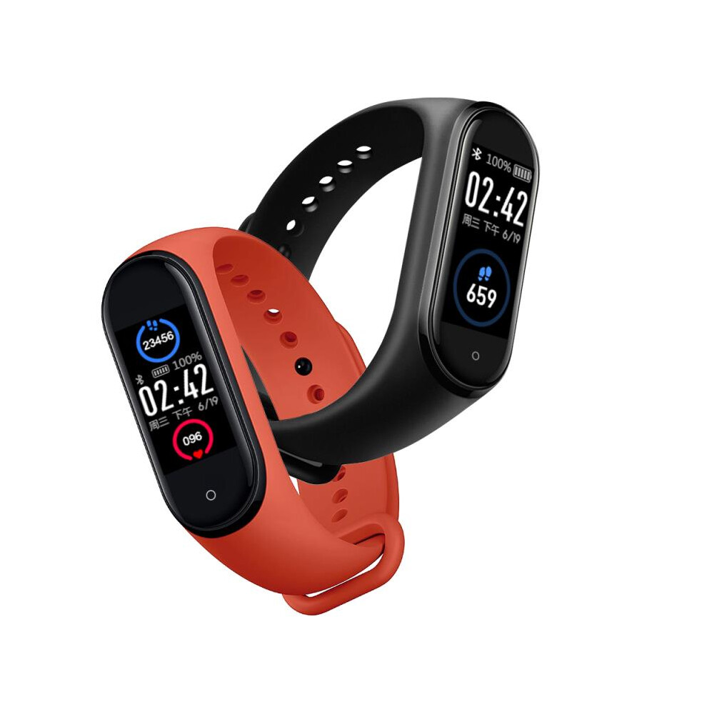 Bakeey M5 Continuous Blood Pressure Oxygen Monitor Wristband Message App Push Fitness Tracker Color Screen Smart Watch 6900072619886