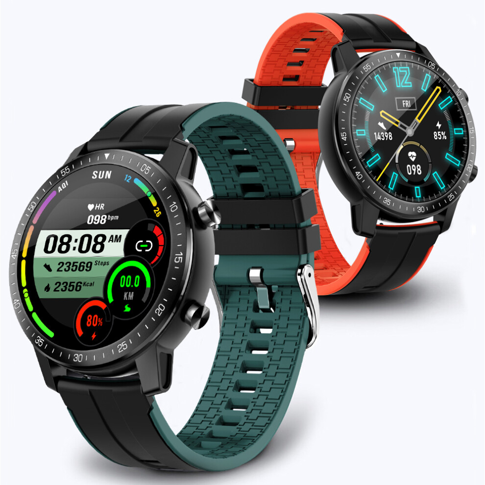 [Bluetooth 5.0]Senbono S30 1.3'' Full Round Touch Screen 60 Days Standby Heart Rate Blood Pressure Monitor Customized Dials Ip68 Water Resistant Smar 6900071857364