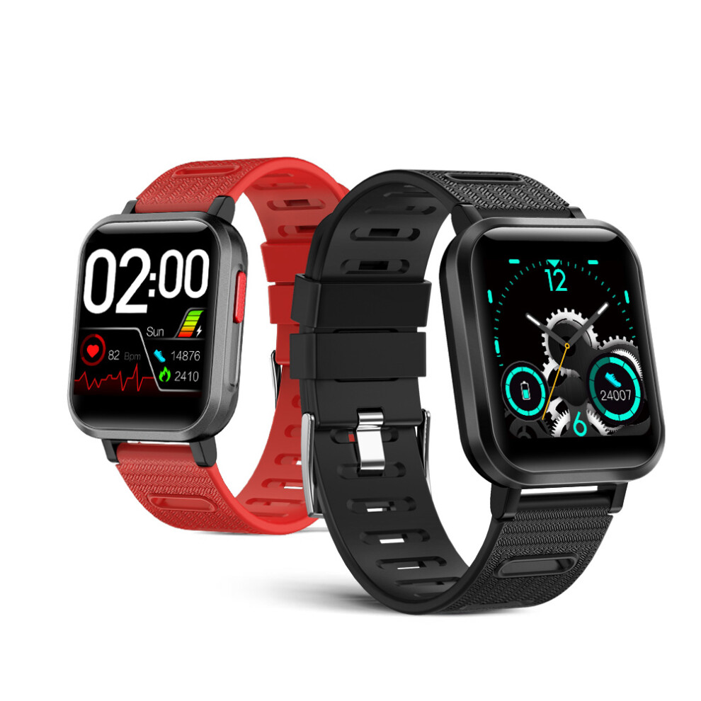 Bakeey G11 1.3Inch Full Touch Screen Weather Push Custom Dial 24H Heart Rate Blood Pressure Oxygen Monitor Smart Watch 6900071917273