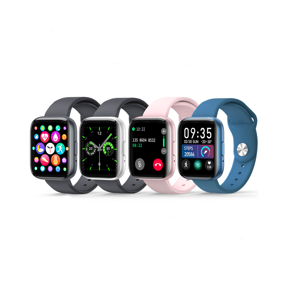 [Bluetooth Call]Bakeey T99 1.55'' Full Touch Screen Cellular Ui Music Playback Heart Rate Blood Pressure Oxygen Monitor Multiple Dials Weather Displa 6900073086120