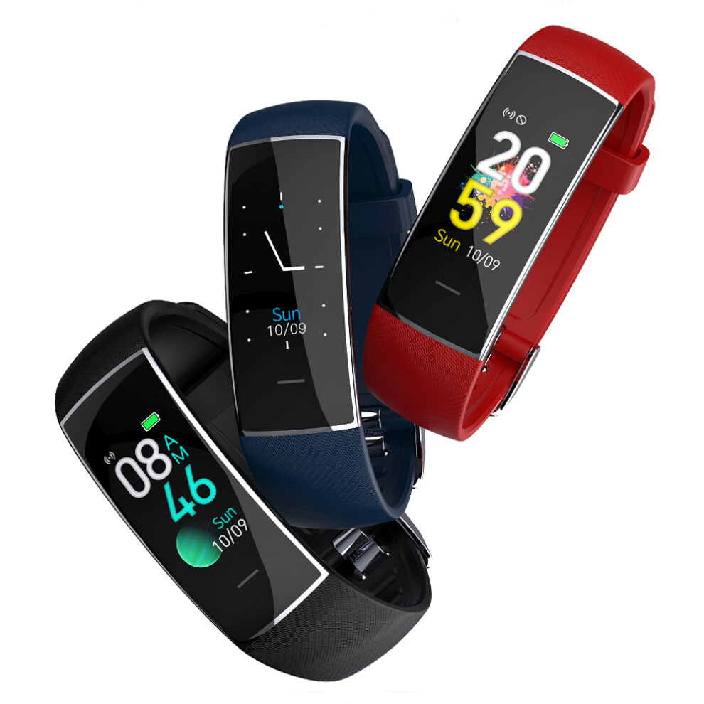 Bakeey Kh20 Bluetooth 5.0 Wristband Heart Rate Blood Pressure Monitor Usb Charging Music Camera Control Smart Watch 6900072102395