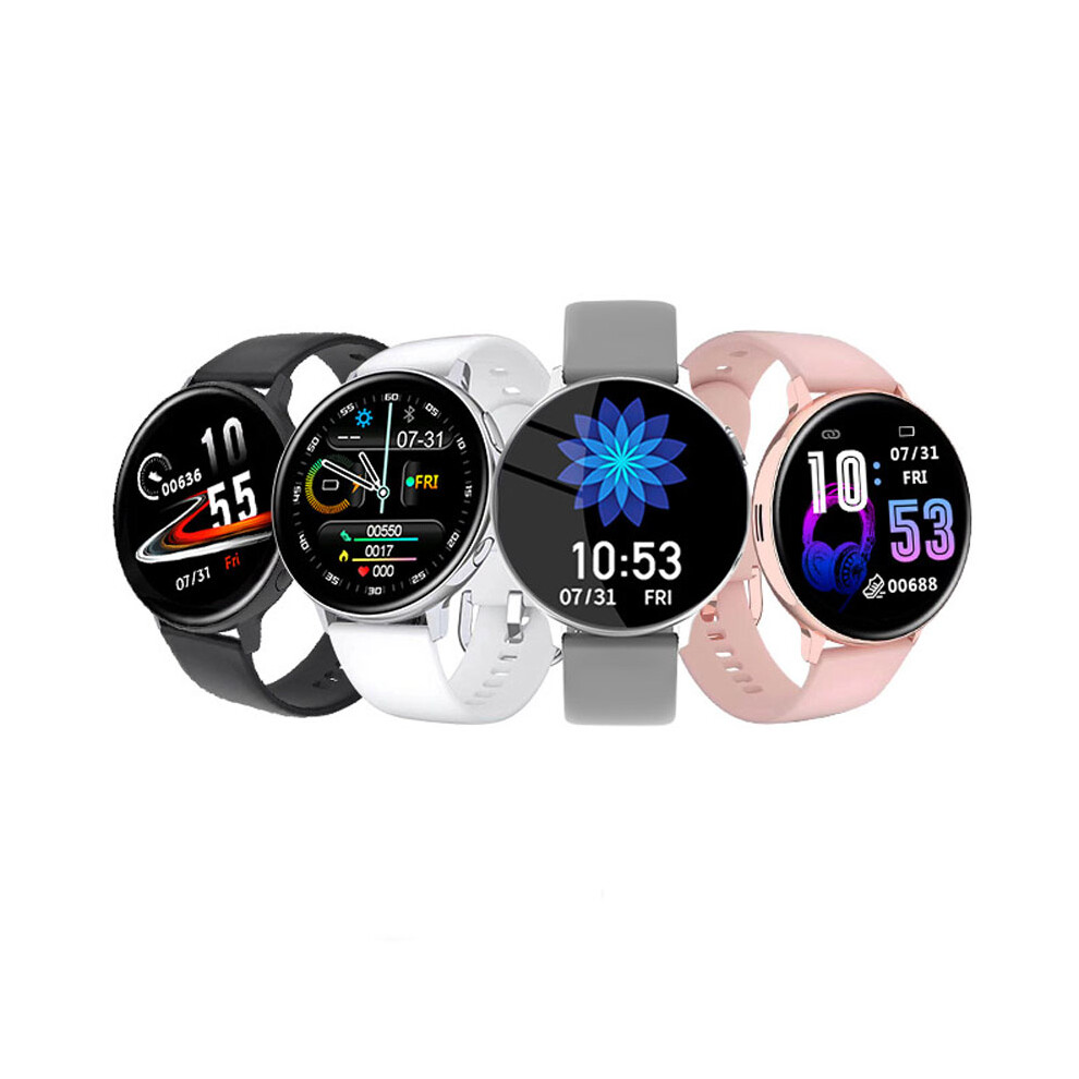 [Bluetooth Call]Bakeey Q16 Full Touch Heart Rate Blood Pressure Monitor Dual Ui Menu Weather Forecast Smart Watch 6900076829991