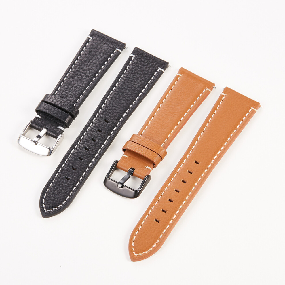 Bakeey 18 20 22Mm Soft Universal Genuine Leather Watch Band Not,Specified 6900075214279