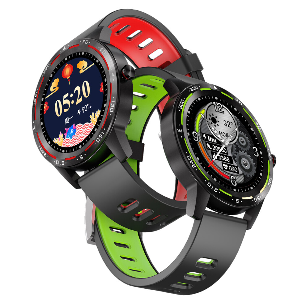 [Bluetooth Call]Bakeey H86 1.3'' Full Touch Screen Bluetooth 5.0 Wristband Heart Rate Blood Pressure Oxygen Monitor Multi Languages Smart Watch 9452897129318