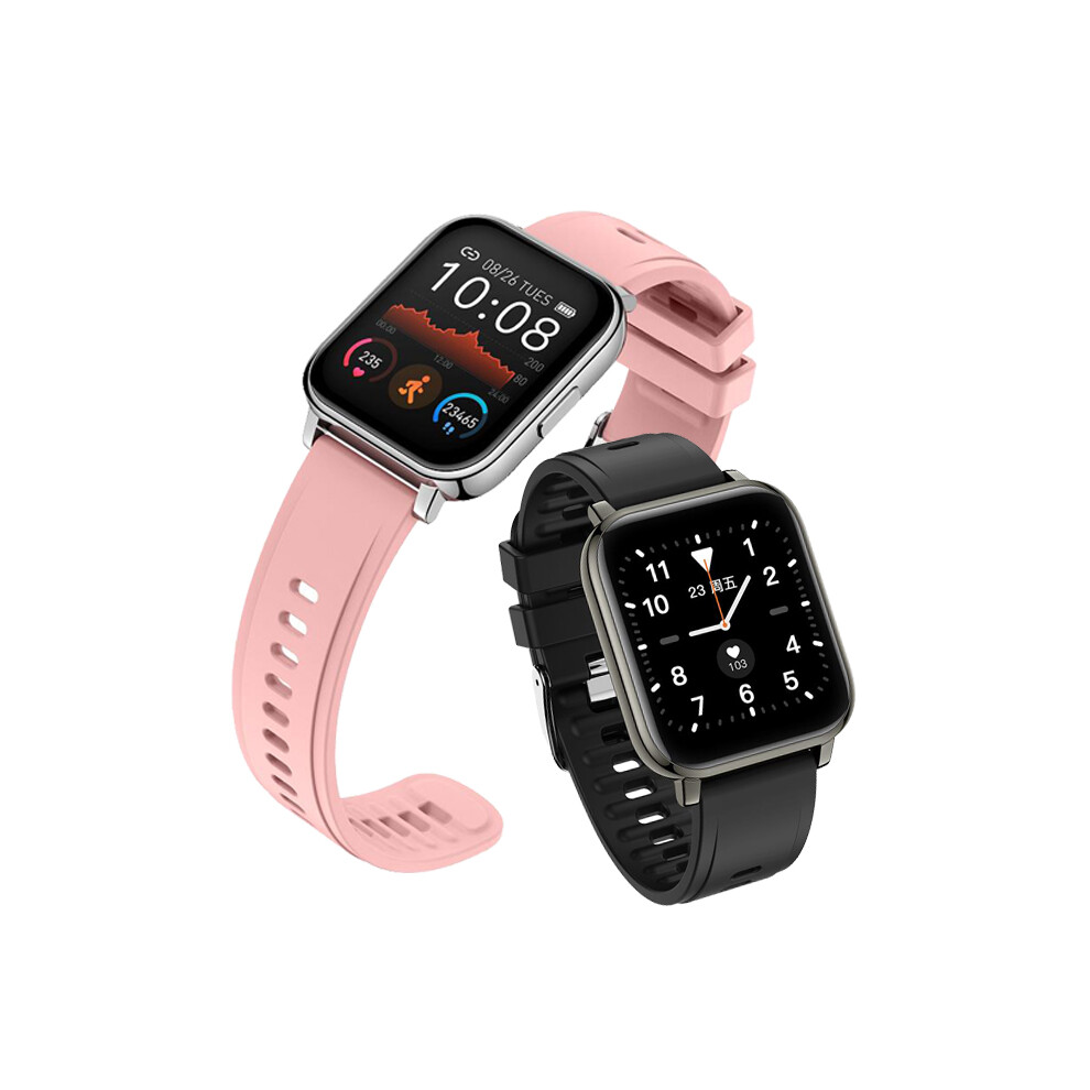Bakeey P25 Heart Rate Blood Pressure Oxygen Monitor Weather Display Custom Dials Music Contorl Smart Watch 911038712851