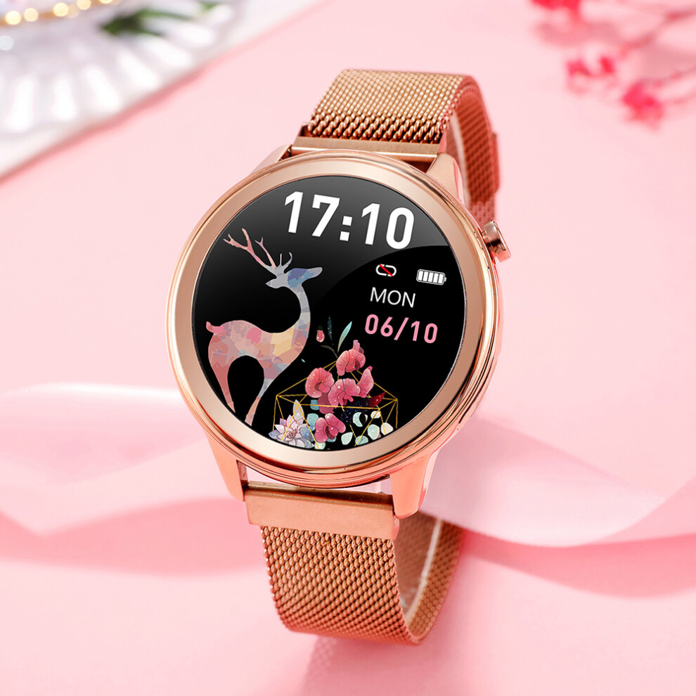 Bakeey F80 Temperature Monitor Female Physiological Health Respiration Rate Wristband Weather Display Smart Watch 6900079080955