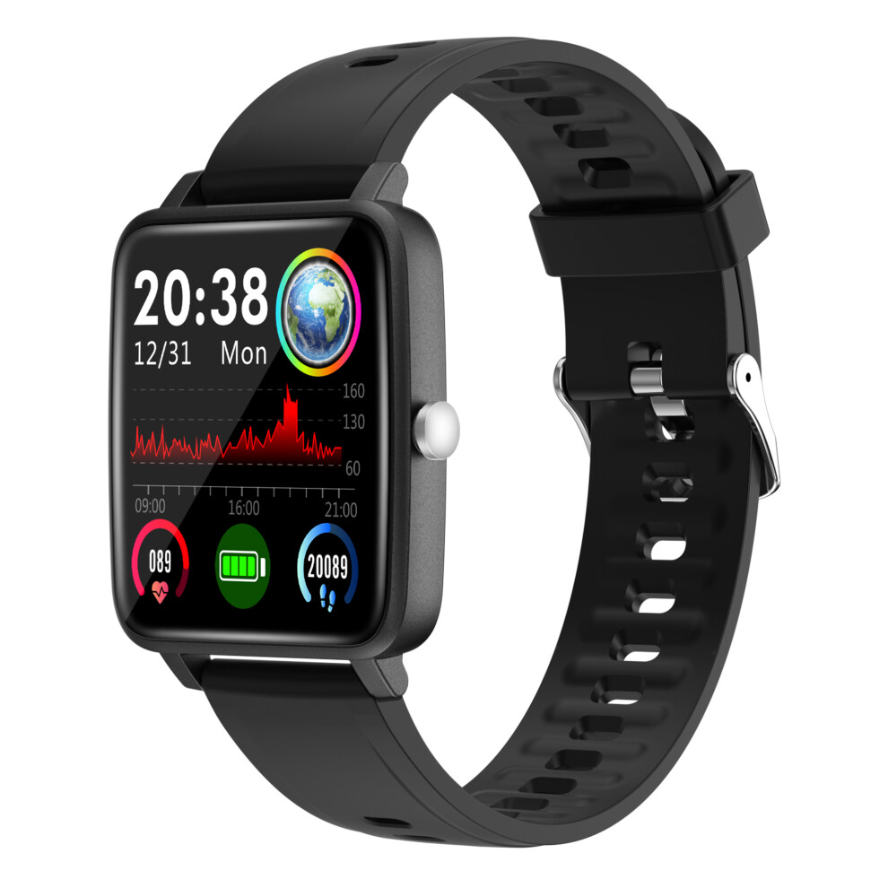 Bakeey V10 Heart Rate Blood Pressure Oxygen Monitor Wristband Weather Display Music Control Smart Watch 6900066688331