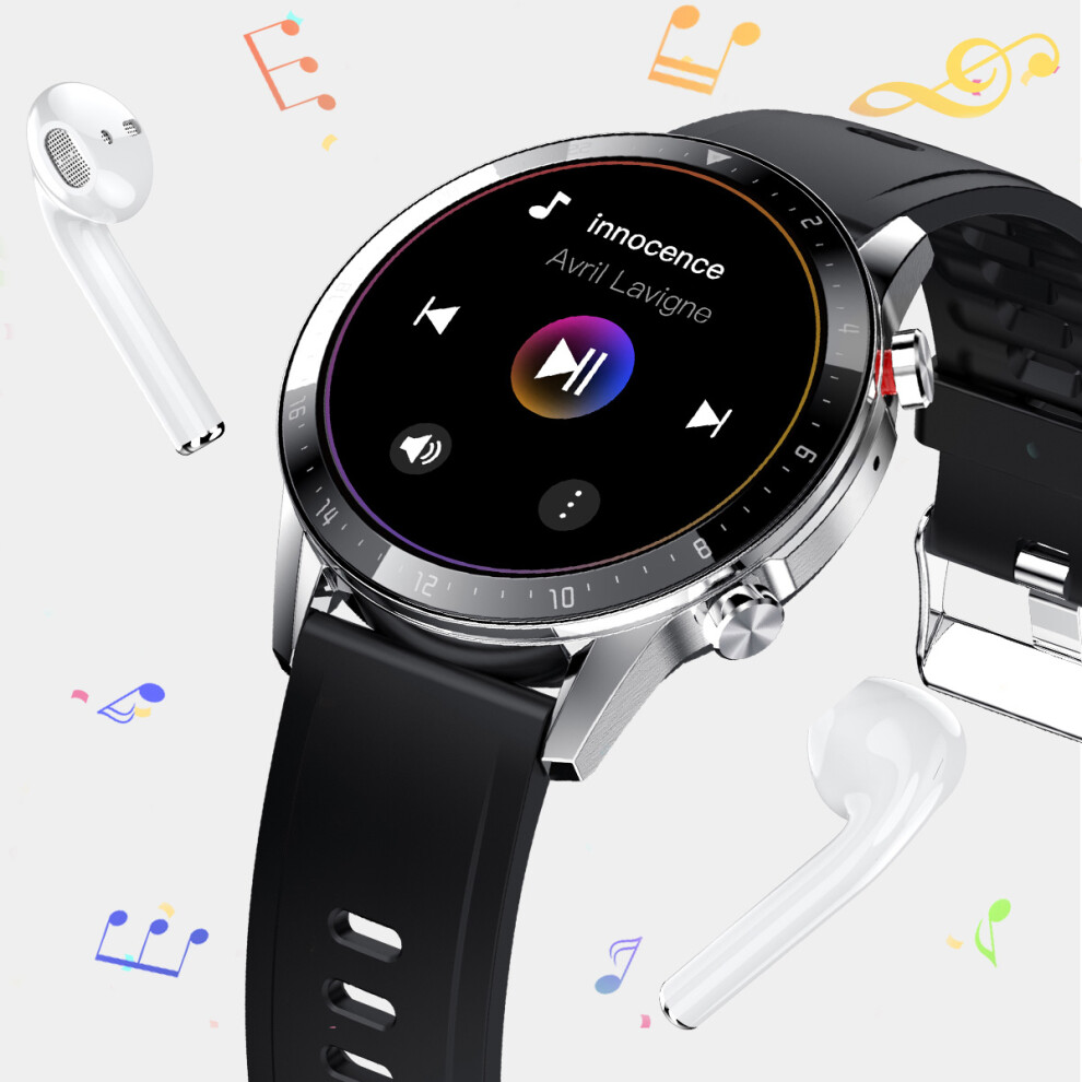 [Local Music Playback] Bakeey Z08s Bluetooth Call Heart Rate Blood Pressure Monitor Long Standby Smart Watch 6900080191817
