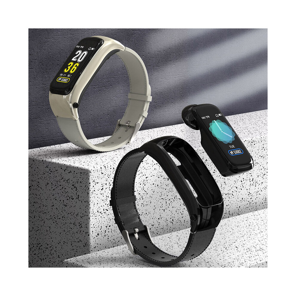 [Bluetooth Call] Bakeey Y8 Bt5.0 24H Bluetooth Earphone Heart Rat Blood Oxygen Pressure Monitoring Headset Waterproof Sports Smart Watch 6900081121608