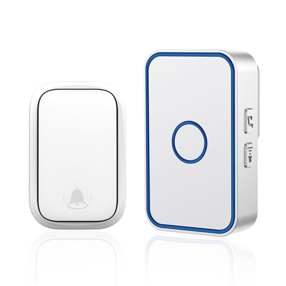CACAZI FA78 Self powered Wireless Smart Home Doorbell Switch One for One Pager Waterproof EU Plug Bell