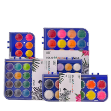 12 16 28 36 Colors Solid Watercolor Paint Set Hand Painted Watercolor Pigment Art Painting Tools Supplies