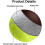 4pcs Self Practice Tennis Trainer Balls Tool with String 3