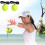4pcs Self Practice Tennis Trainer Balls Tool with String 4