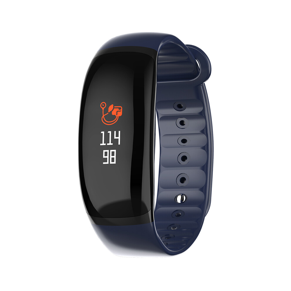 Xanes B70 0.96'' Ips Touch Screen Ip67 Waterproof Smart Watch Blood Oxgen Fitness Bracelet Mi Band Black/Blue/Red 3345535642484