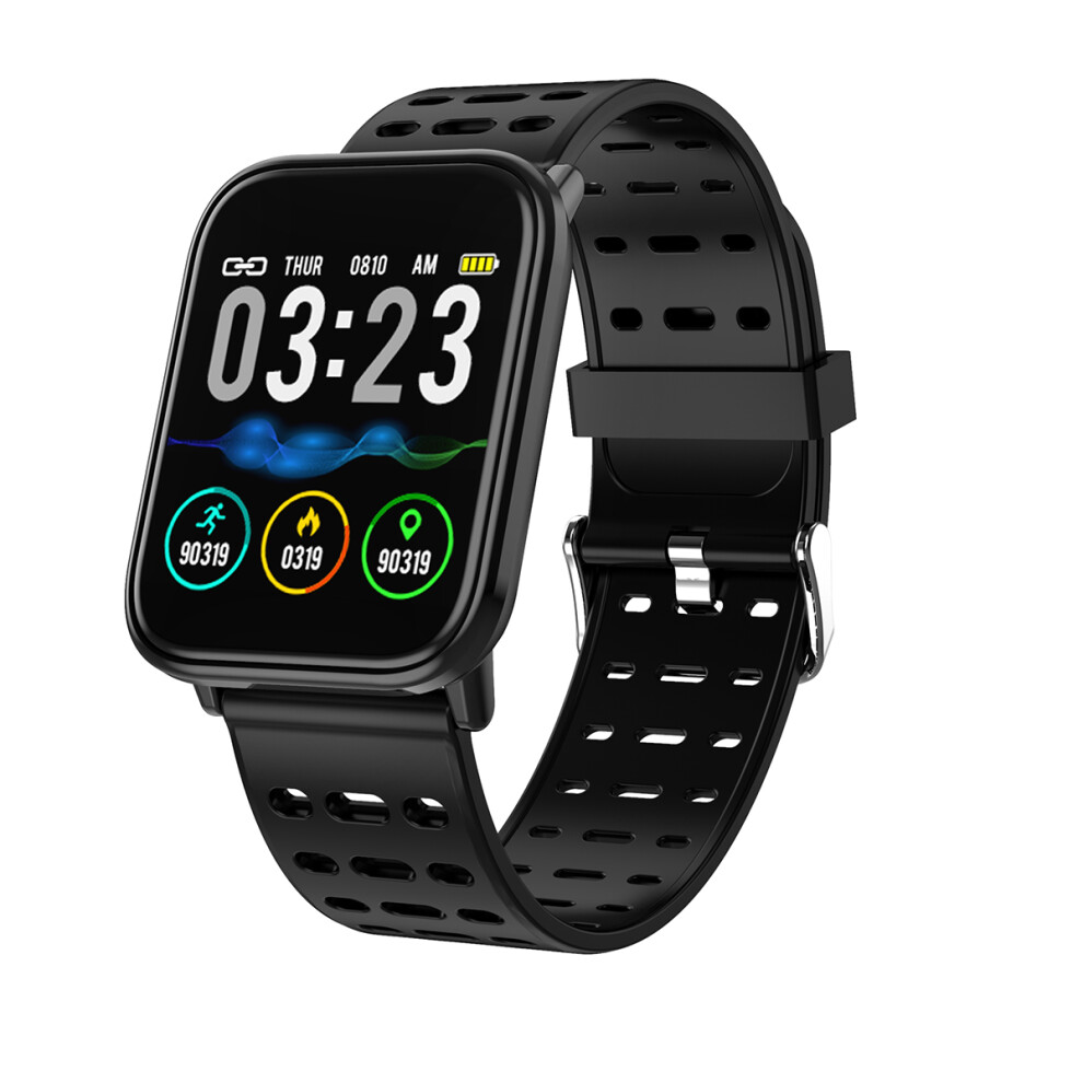 Xanes T6 1.3'' Full Touch Screen Waterproof Smart Watch Pedometer Fitness Sports Bracelet Black/Green/Red 7557923112080