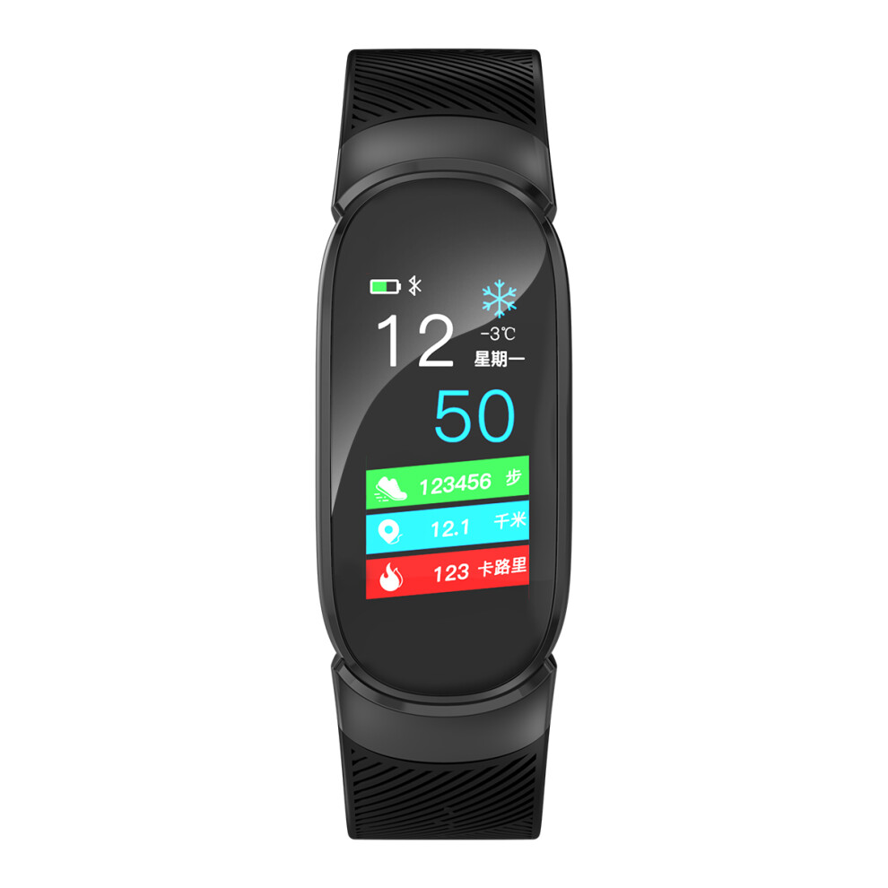 Xanes X5 0.96'' Color Screen Waterproof Smart Watch Heart Rate Fitness Exercise Bracelet Mi Band Black/Blue/Gold 6000616529012