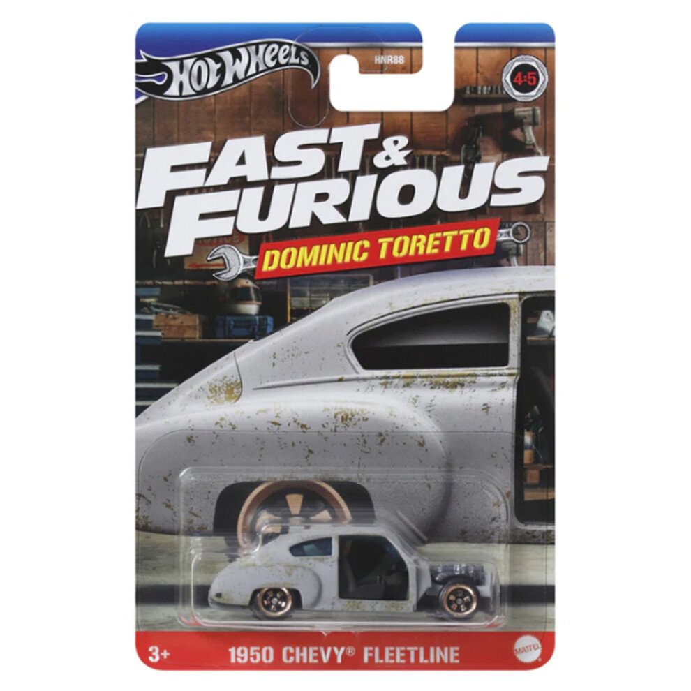 Hot Wheels Fast & Furious - Dominic Toretto: 1950 Chevy Fleetline Hrw49 1:64 Car