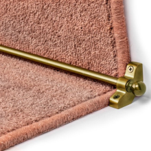 Individual Stair Runner Rod 70cm Width - Bronze Finish