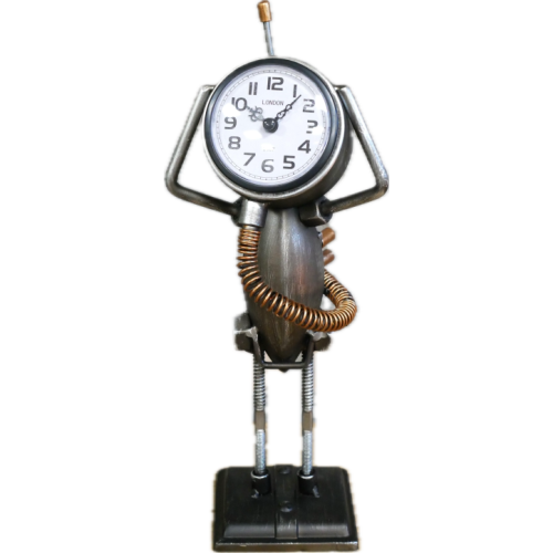 Robot Spaceman Style Portable Desk Bedside Clock