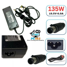 HP LAPTOP CHARGER 19.5V - 6.9A, 135W CENTRE PIN TIP POWER LEAD - Refurbished