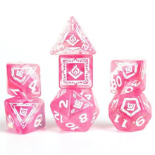 D&D Abenteuerwürfel (Zauberer-Klasse: Fuchsia)
