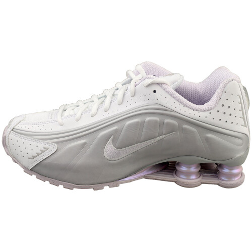 Nike (38) Nike Shox R4 Damen Turnschuhe Wei? Silber 2