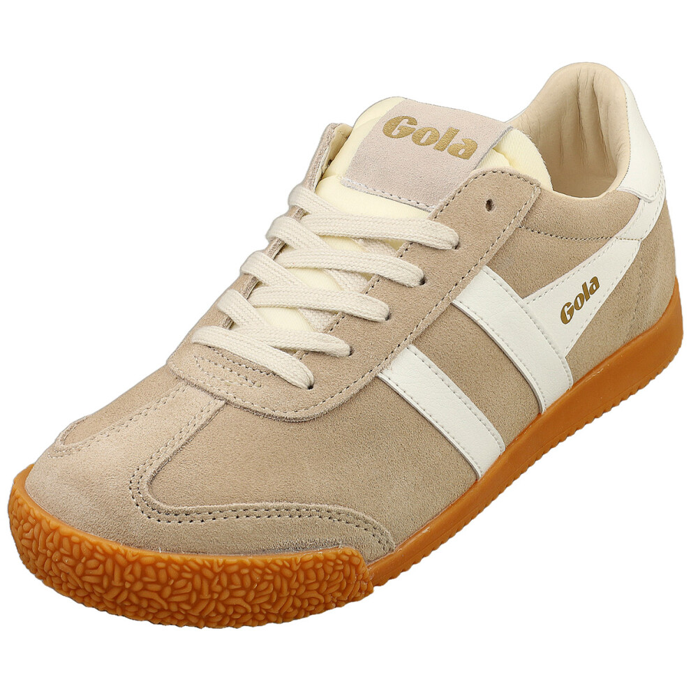 (8) Gola Elan Womens Fashion Trainers in Bone