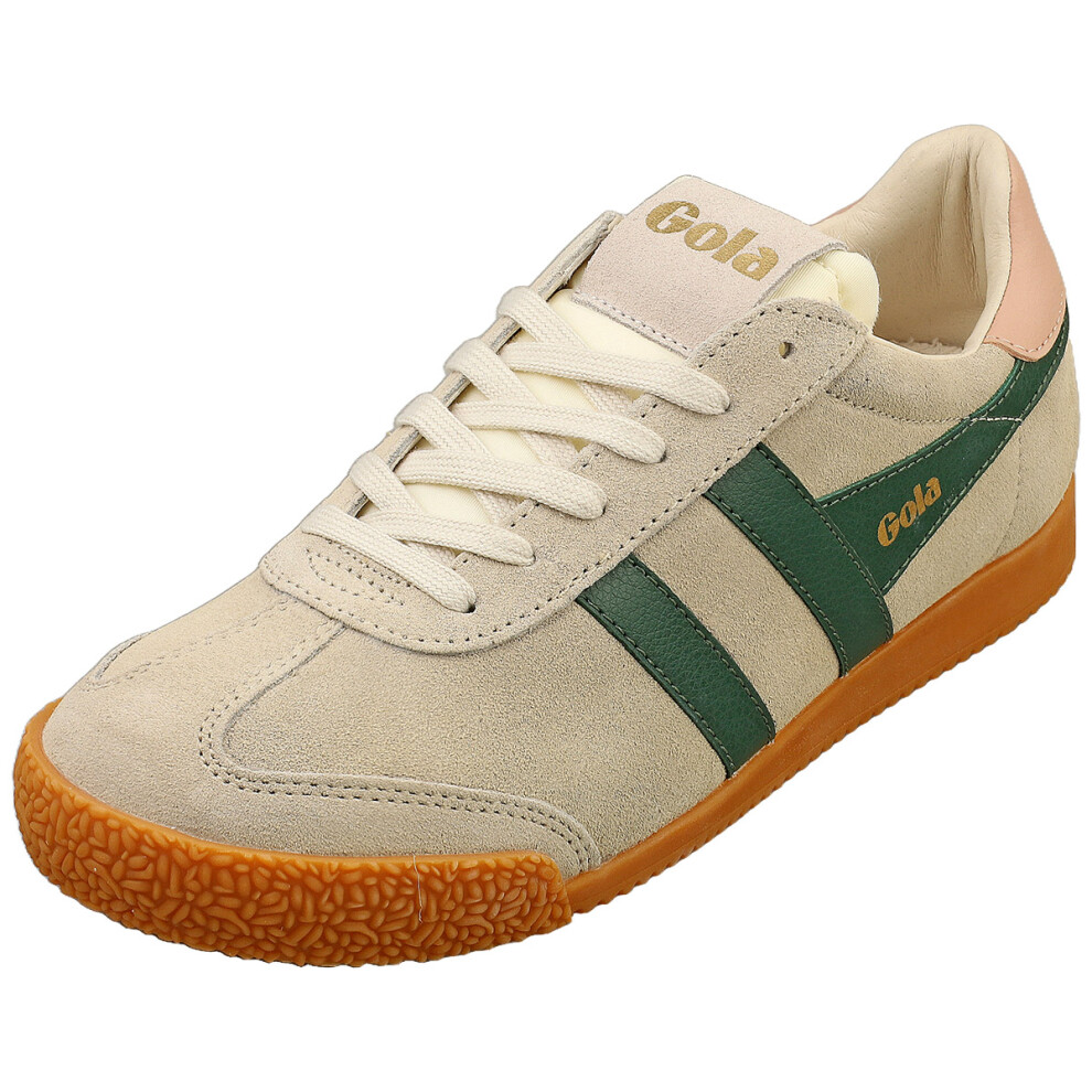 (5) Gola Elan Womens Fashion Trainers in Wheat Green