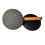 Burger Press 7Inch Round Cast Iron Smash Bacon Press Meat Steak with Wood Handle for Griddle, Sandwich, Nonstick Pan 7