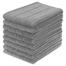 Microfiber Dish Towels - Soft, Super Absorbent and Lint Free Kitchen Towels - 8 Pack