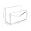 Mail Holder Mail Organizer Countertop Acrylic Mail Sorter for Desk Envelope Holder Letter Organizer for Office School 2
