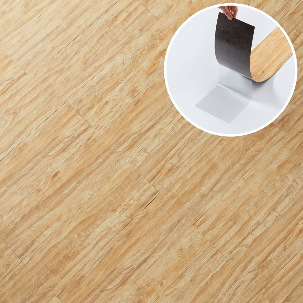 (Honey Drift Timber, 36) Self Adhesive Floor Planks 36X5.98in (91.4X15.2cm) - Vinyl Flooring Set Peel And Stick Floor Tiles - Vinyl Floor Tiles Wood E 5061064151539