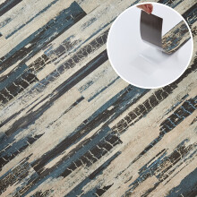 (Stormwave Timber, 36) Self Adhesive Floor Planks - Vinyl Flooring Set Peel and Stick Floor Tiles 36x5.98in (91.4x15.2cm) - Vinyl Floor Tiles Wood Effect