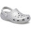 Crocs (Silver, 8 (Adults')) Crocs Classic Glitter Thermoplastic Atmosphere Clogs 1