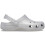 Crocs (Silver, 7 (Adults')) Crocs Classic Glitter Thermoplastic Atmosphere Clogs 7