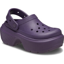 (Purple, 7 (Adults')) Crocs Stomp Clog Thermoplastic Dark Iris Clogs