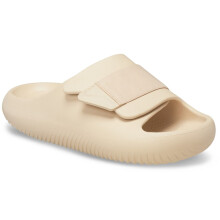 (Brown, 10 (Adults')) Crocs Mellow Luxe Slide Thermoplastic Shitake Slides