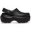 Crocs (Black, 7 (Adults')) Crocs Stomp Clog Thermoplastic Black Clogs 6