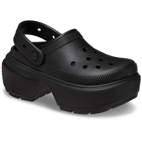 Crocs (Black, 7 (Adults')) Crocs Stomp Clog Thermoplastic Black Clogs 1