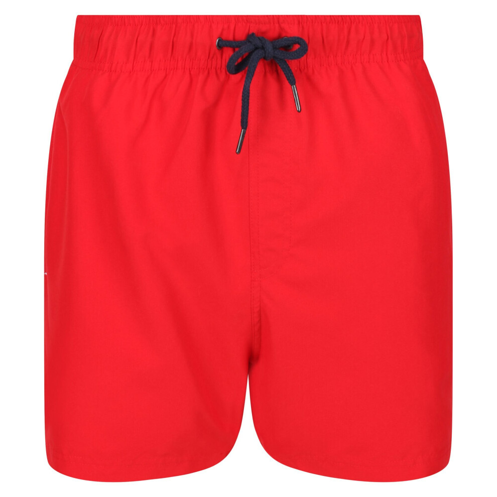 (2XL, True Red) Regatta Mens Mawson II Swim Shorts